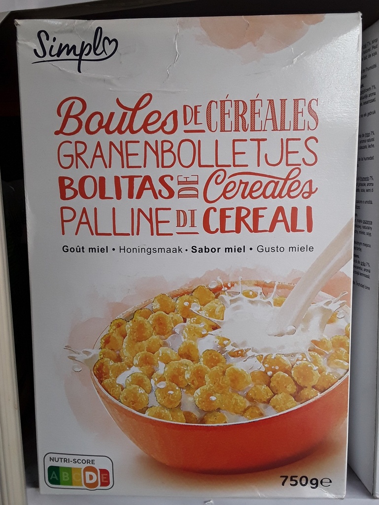 750G BOULE MAIS MIEL PP BLANC (PACK-8)